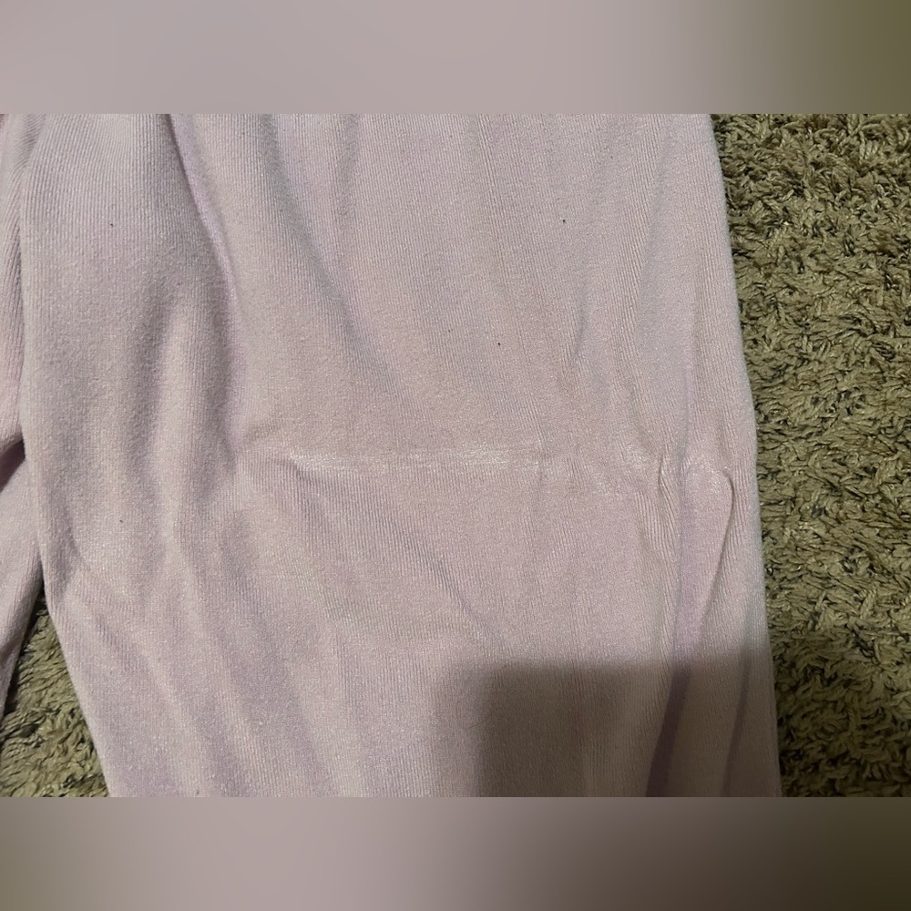 Women’s Pink Stretchy Lounge Pants with Cuffed Ankles Size 3X - Picture 5 of 11